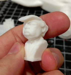 Trump Bust Small Side Profile